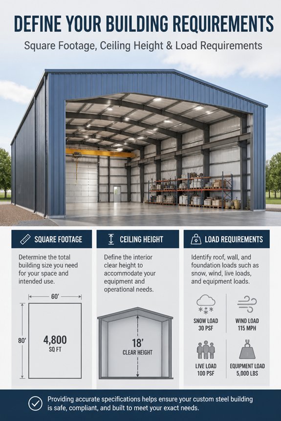 building requirements and specifications