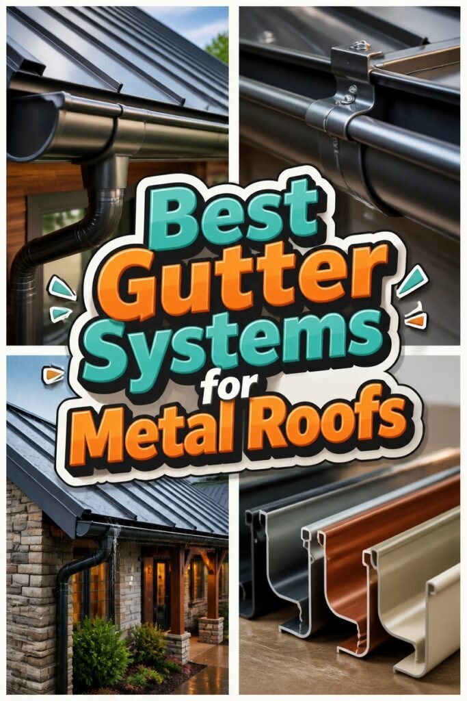 optimal gutters for metal roofing