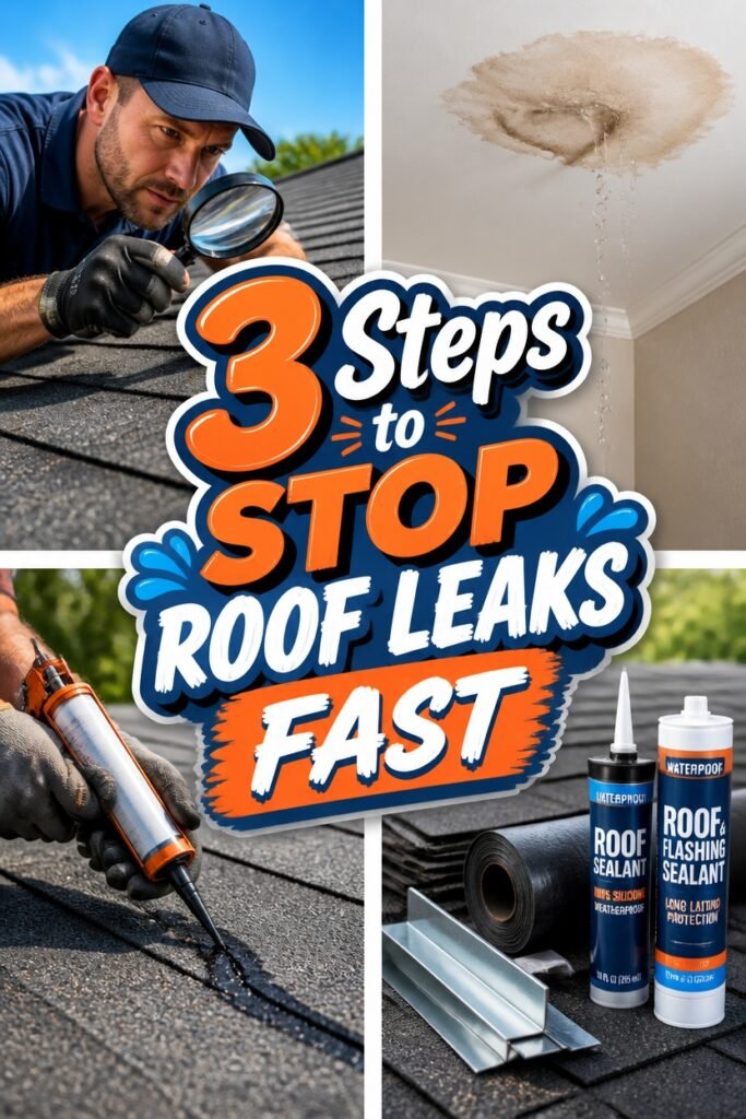 quick roof leak solutions