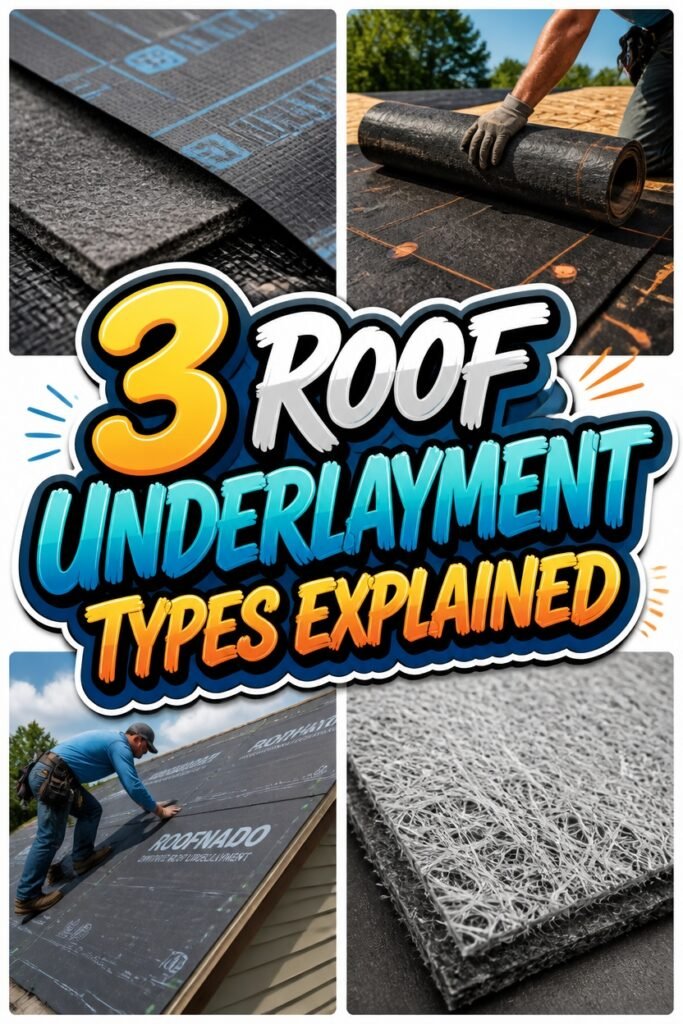 roof underlayment type comparison