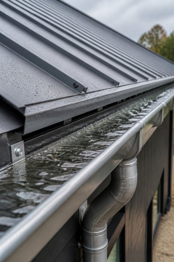 special gutters for metal roofs